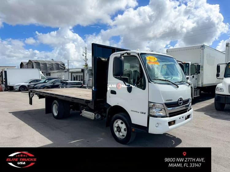 2018 HINO 155 Flatbed Trucks