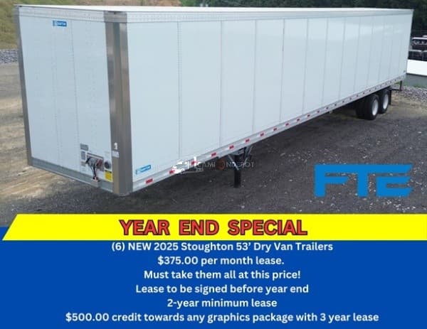 2025 Stoughton Z Plate  Trailers Dry Van 