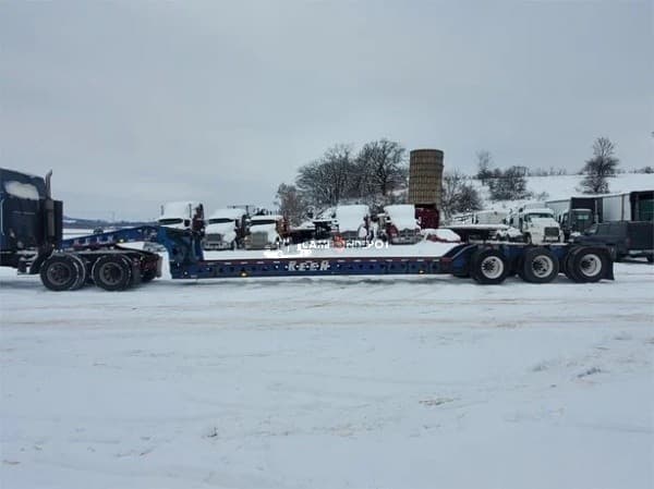 2007 Trail King TK80HD Lowboy Trailer